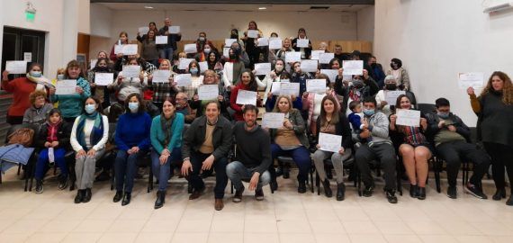 Entrega de certificados de la formación «Cuidados paliativos para personas mayores»