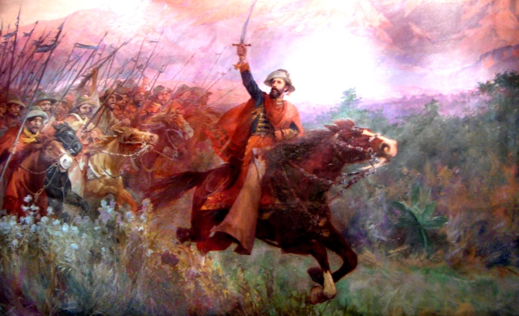 El Gral. Martín Miguel de Güemes y sus Gauchos, Obra de Anatonio Estruch Bros